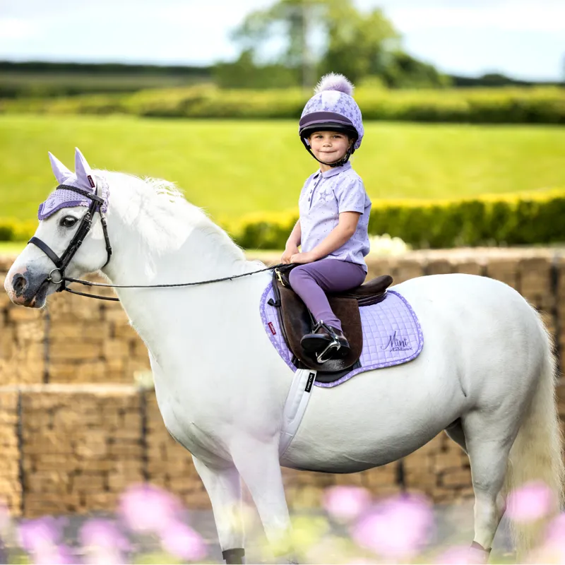 Mini LeMieux Jump Suede Square - Wisteria-1